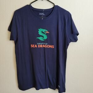 NWT Seattle Sea Dragons Official XFL Tshirt women's large